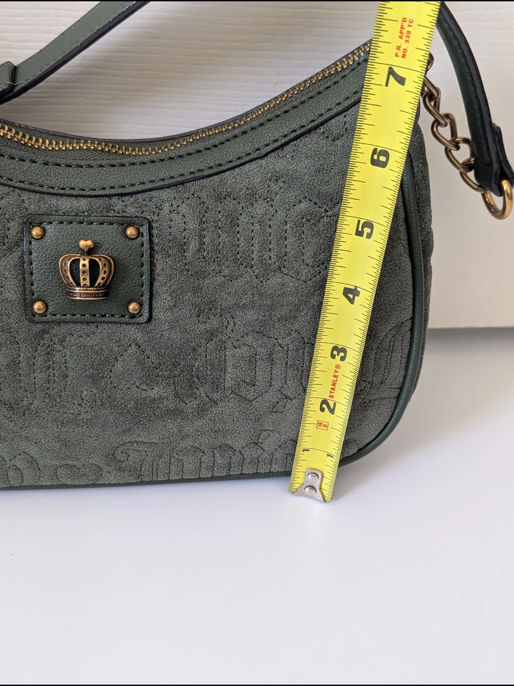 NEW JUICY COUTURE Totally Juicy Shoulder Bag Hobo in Super Greens